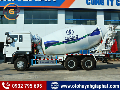 Bán xe bồn trộn Shacman H3000S dung tích 10 khối 4