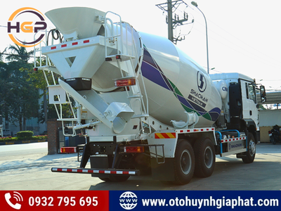Bán xe bồn trộn Shacman H3000S dung tích 10 khối 3