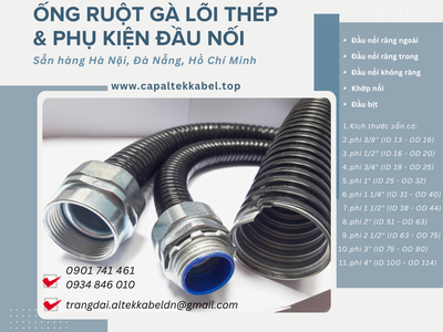 Ống ruột gà lõi thép phi  , phi  , phi 1 sẵn Hà Nội, Đà Nẵng, Sài Gòn 1