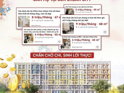 Studio Sun Urban City Hà Nam   Lựa Chọn Nhỏ Gọn Dễ Đầu Tư Dễ Thanh Khoản 0