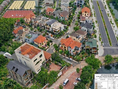 Bán gấp đất nền sổ đỏ quốc oai, hà nội - 100m2, mặt tiền 5m, sát ql21. lh 0989556644 2