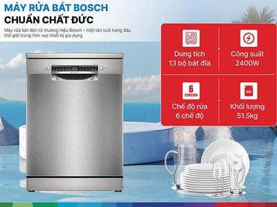 Máy rửa bát Bosch serie 4 sms4hti16e, sms4hc25m, sms4evi04e 2