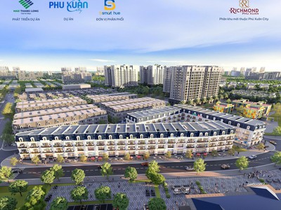 Bán nhà 4 tầng ĐỐI DIỆN CHỢ CỐNG MỚI - dự án Phú Xuân City 1
