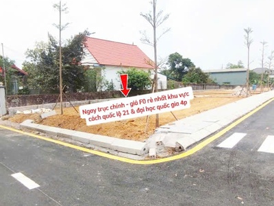 Siêu phẩm đất nền 105m2 vỉa hè rộng sát quốc lộ 21 giá cực rẻ. 1