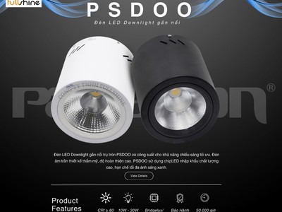 Đèn LED gắn nổi PSDOO Paragon 0