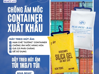 Dây hút ẩm treo container 4