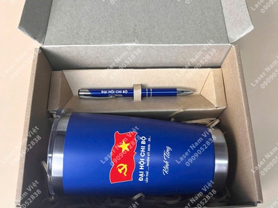Quà Tặng Khách Hàng Ly Bình Giữ Nhiệt Khắc Logo Theo Yêu Cầu 1
