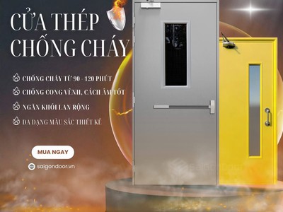 Cửa thép chống cháy, bền bỉ vượt thời gian 0