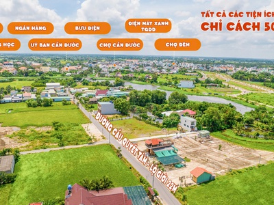 Đất mặt tiền đường Trương Định sát chợ Cần Đước 0