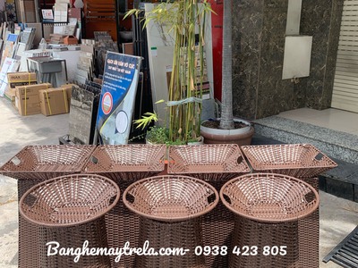 Sọt trưng trái cây mây nhựa 3