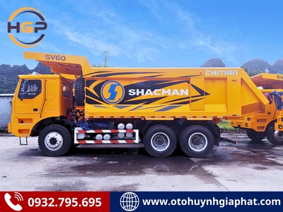 Hot deal trong tuần   Xe ben SHACMAN đầu lệch 385HP Cummins 6