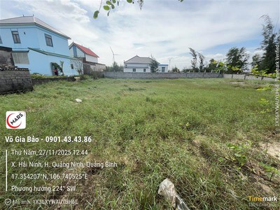 Bán cặp đất liền kề tại hải ninh, quảng ninh, quảng bình giá 2.8 tỷ tl 1