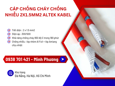 Cáp chống cháy chống nhiễu 2x1.5mm2: Báo giá   ứng dụng mới nhất 2026 0