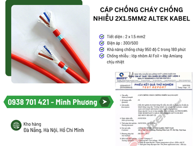 Cáp chống cháy chống nhiễu 2x1.5mm2: Báo giá   ứng dụng mới nhất 2026 1