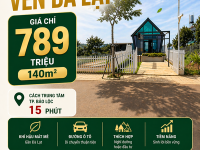 Bán Đất Ven Đà Lạt   CHỈ 789 TRIỆU / 140m 0