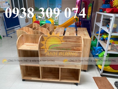Kệ sách montessori ,kệ sách mầm non chất lượng cao 5