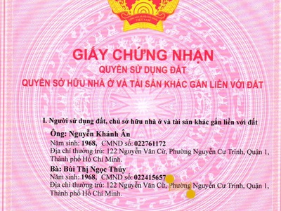 Bán nhà MT 122 Nguyễn Văn Cừ Q1 vị trí siêu đẹp tiện kinh doanh 3