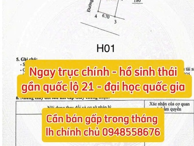 Cần nhượng lại mảnh đất vị trí đẹp tại khu vực đại học quốc gia - pháp lý rõ ràng 1