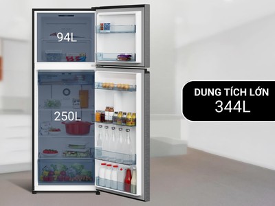 Tủ lạnh Hitachi 2 cánh 344 lít HRTN6379SUVN, HRTN6379SGBKVN 1