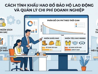 Cách tính khấu hao đồ bảo hộ lao động chuẩn 0