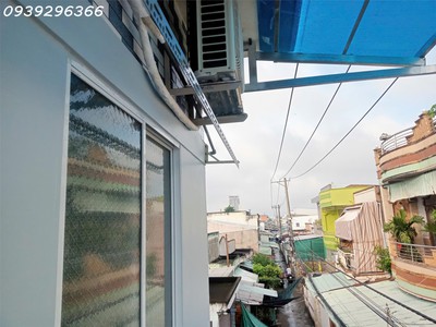 Cho thuê nhà riêng kiên cố, 2 phòng ngủ, có máy lạnh, máy tắm nước nóng ở cồn khương 3