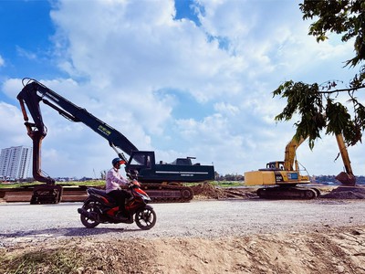 Biệt thự chdv cao cấp, góc 2 mặt tiền, gần bờ kênh tham lương, dt 320m2, 4 tầng giá 39 tỷ 3