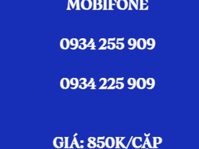Cặp đôi trả trước mobifone - giá siêu rẻ 2