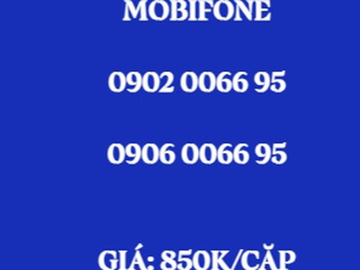 Cặp đôi trả trước mobifone - giá siêu rẻ 6