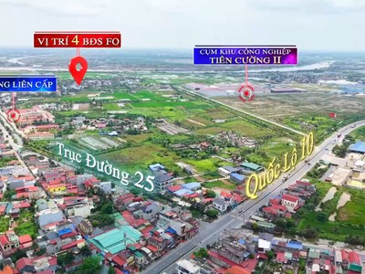 Cơ hội sở hữu đất đẹp - mặt đường thiên kha, tiên cường, tiên lãng - ngay khu công nghiệp 0