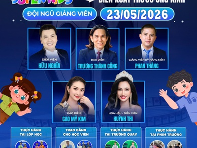 Chiêu Sinh Lớp Học HÈ Cho Bé 2026  Học Diễn Viên - Diễn Xuất Trước Ống Kính  Cho Các Bé Thiếu Nhi Hè 0