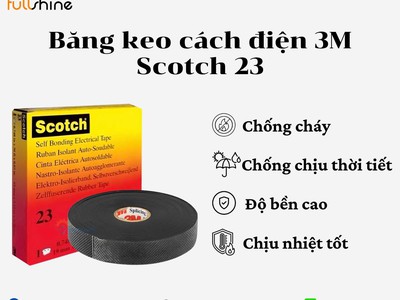 Băng keo cách điện 3M Scotch 23 0