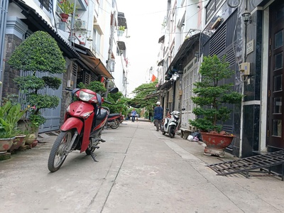 Lô đất cực đẹp đ số 3 bình hưng hòa gần aeon tân phú nhựa 6m 92m2-kv xây 4 tầng 4 tỷ 5 0