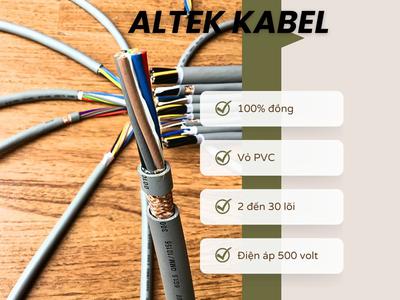 Cáp điều khiển nhiều lõi giá tốt cho tủ điện PLC automation 1