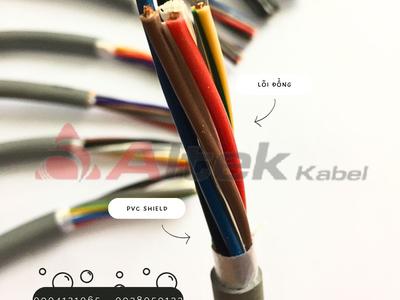 Cáp điều khiển nhiều lõi giá tốt cho tủ điện PLC automation 0