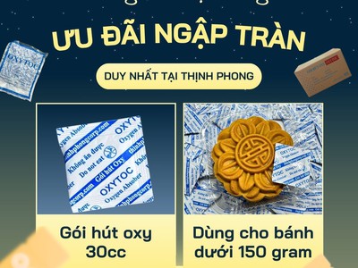 Gói hút oxy   Bí quyết kéo dài thời gian bảo quản bánh trung thu 1