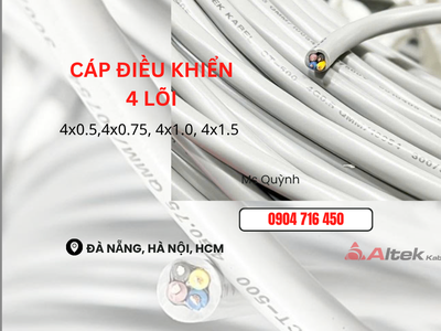 Cáp điều khiển Altek Kabel 4x0.5, 4x0.75, 4x1.0, 4x1.5 Đà Nẵng, Hồ Chí Minh, Hà Nội 1
