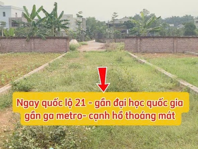 Siêu phẩm mảnh đất đắc địa hòa lạc   giá chỉ bằng tô phở 2