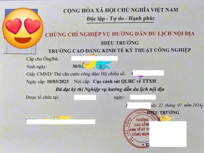 Tuyển sinh Thi chứng chỉ Hướng dẫn viên du lịch nội địa/ quốc tế - Điều hành tour nội địa / quốc tế 1
