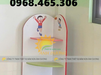 Kệ góc mầm non, kệ cá nhân mầm non 0