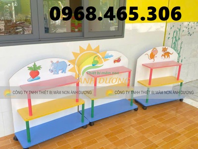 Kệ góc mầm non, kệ cá nhân mầm non 1