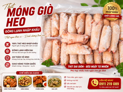 Giá móng giò heo bán buôn mới nhất 0