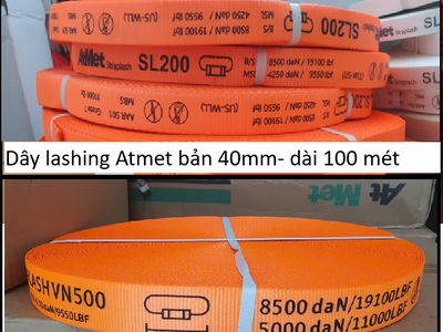 Dây Đai Vải Polyester Lashing, dây đai chằng hàng 50mm, dây đai đóng kiện 50mm 0