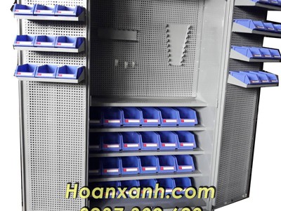 Tủ dụng cụ cơ khí VT-T10, tủ dụng cụ 2 cánh treo đồ, tủ dụng cụ kết hợp 4