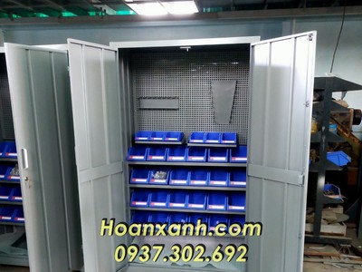 Tủ dụng cụ cơ khí VT-T10, tủ dụng cụ 2 cánh treo đồ, tủ dụng cụ kết hợp 5