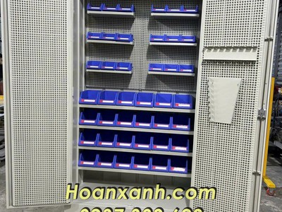 Tủ dụng cụ cơ khí VT-T10, tủ dụng cụ 2 cánh treo đồ, tủ dụng cụ kết hợp 2