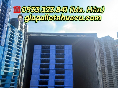 Pallet nhựa An Giang: Kê hàng thì bao chắc, kê làm bàn nhậu thì bao vui   0