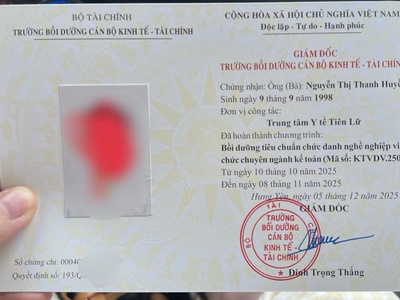 Tuyển sinh lớp Chức danh nghề nghiệp Viên chức chuyên ngành Kế toán Ngạch Kế toán viên 0