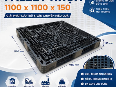 PALLET NHỰA   Giải pháp kê hàng sạch và bền 1