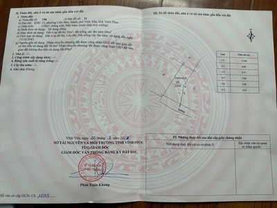 Bán đất trung tâm thành phố Vĩnh yên, Vĩnh Phúc. Giá chỉ 2,1 tỷ 3