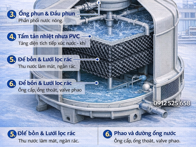 Tháp Tản Nhiệt   Giải Pháp Làm Mát Hiệu Quả Trong Công Nghiệp Hiện Đại 0